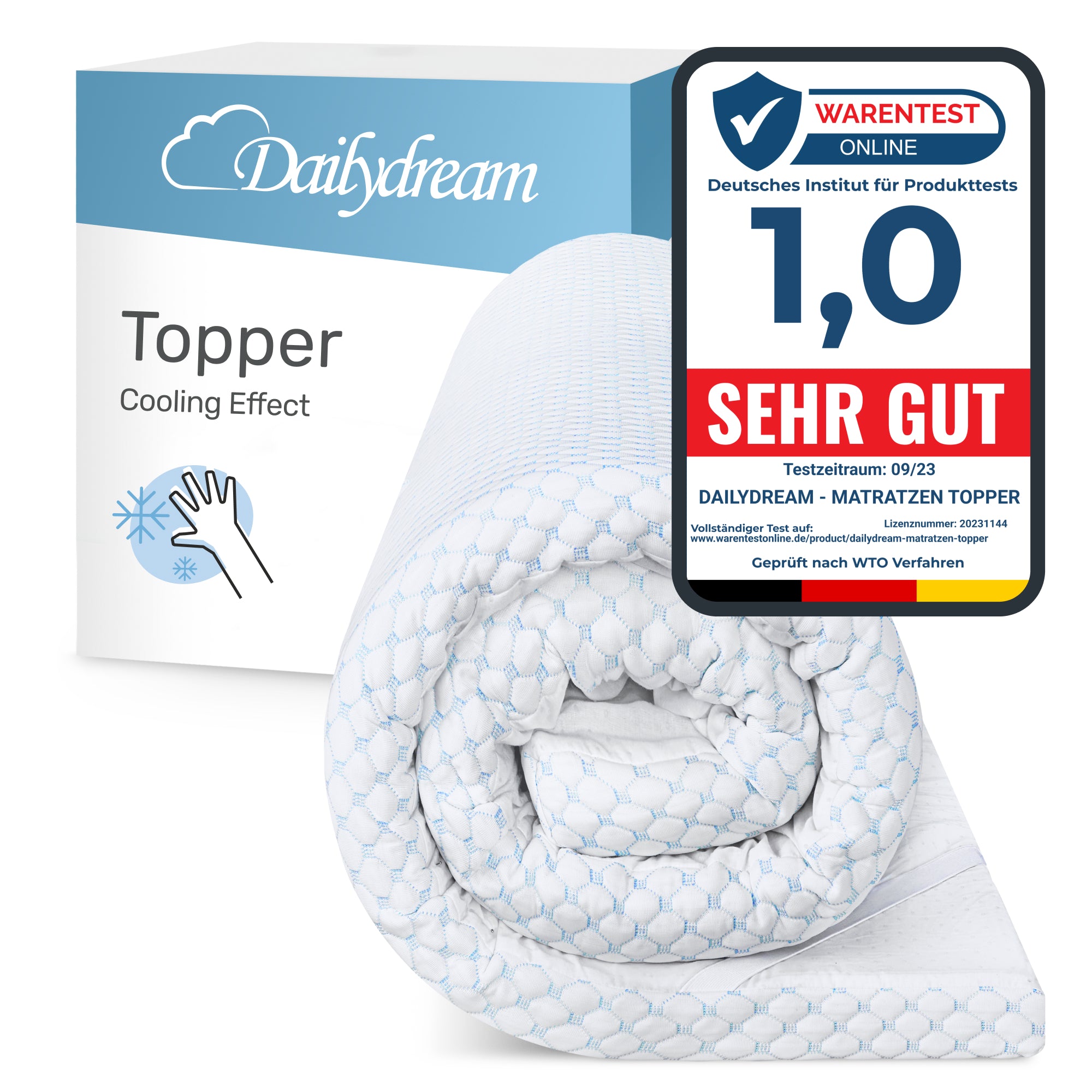 Svalkande topper med viscoskum