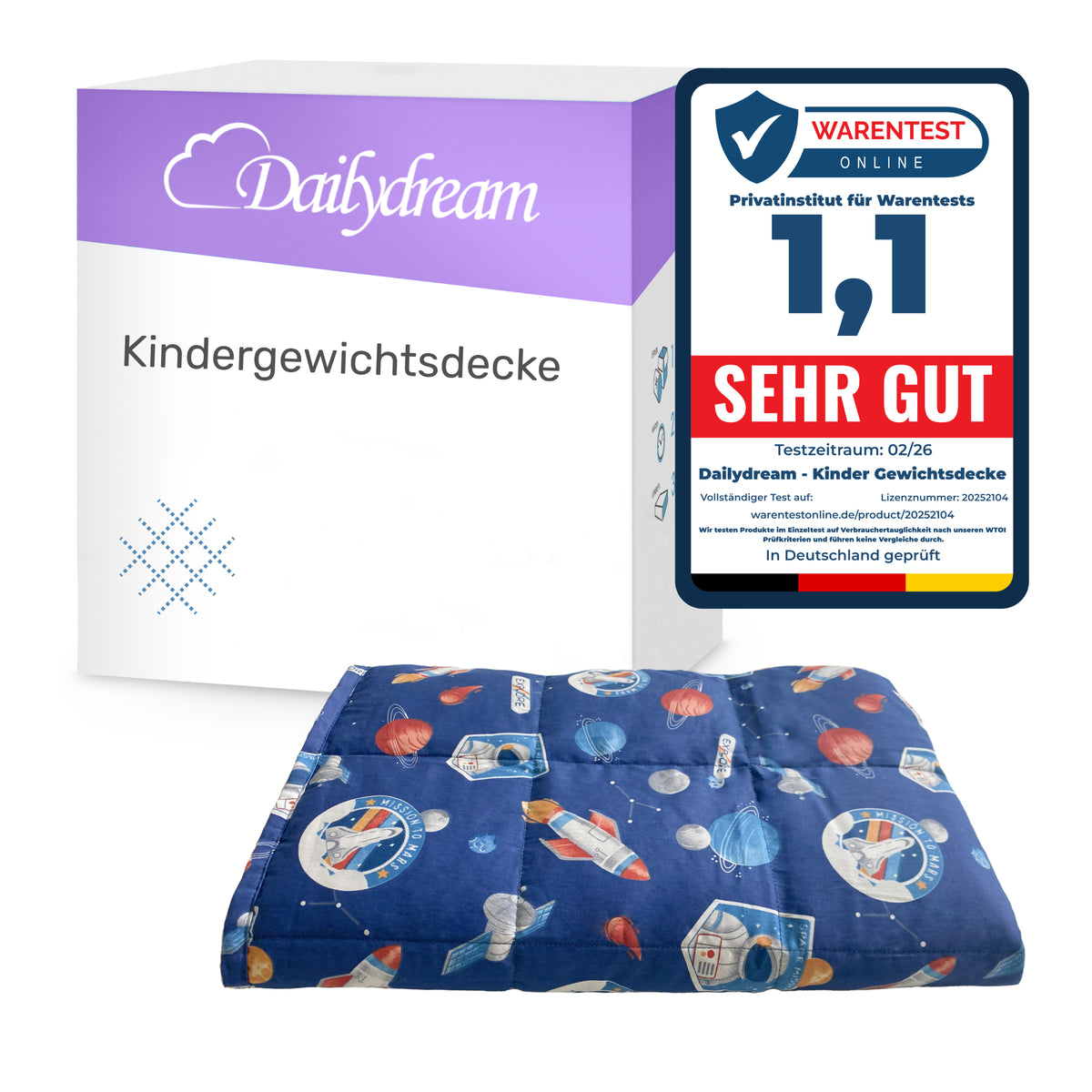 Produktbild von Rest Easy Batman-Gewichtsdecke – Schwere Decke Für Besseren Schlaf, Stressabbau & Angstlinderung, 100 % Baumwolle, 110x170 Cm