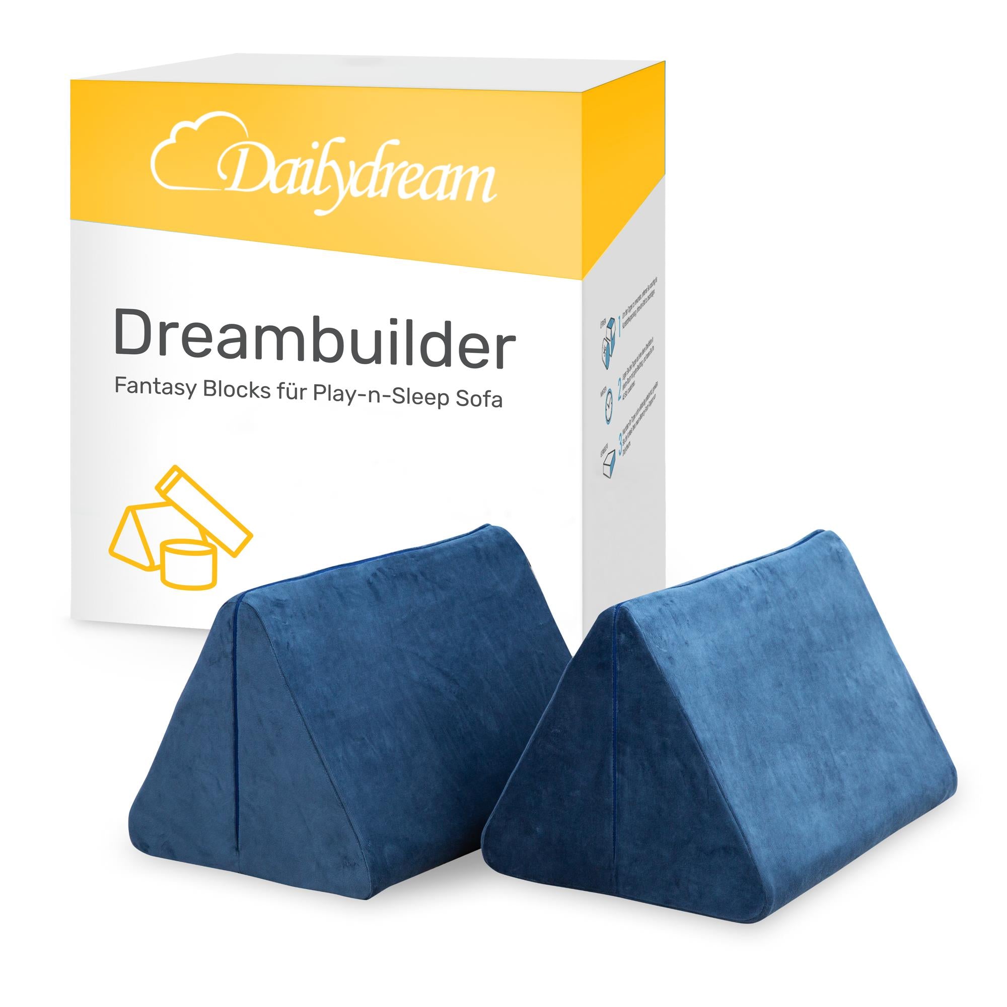 Fantasy blocks - extension for the Dailydream game and sofa bed, blue