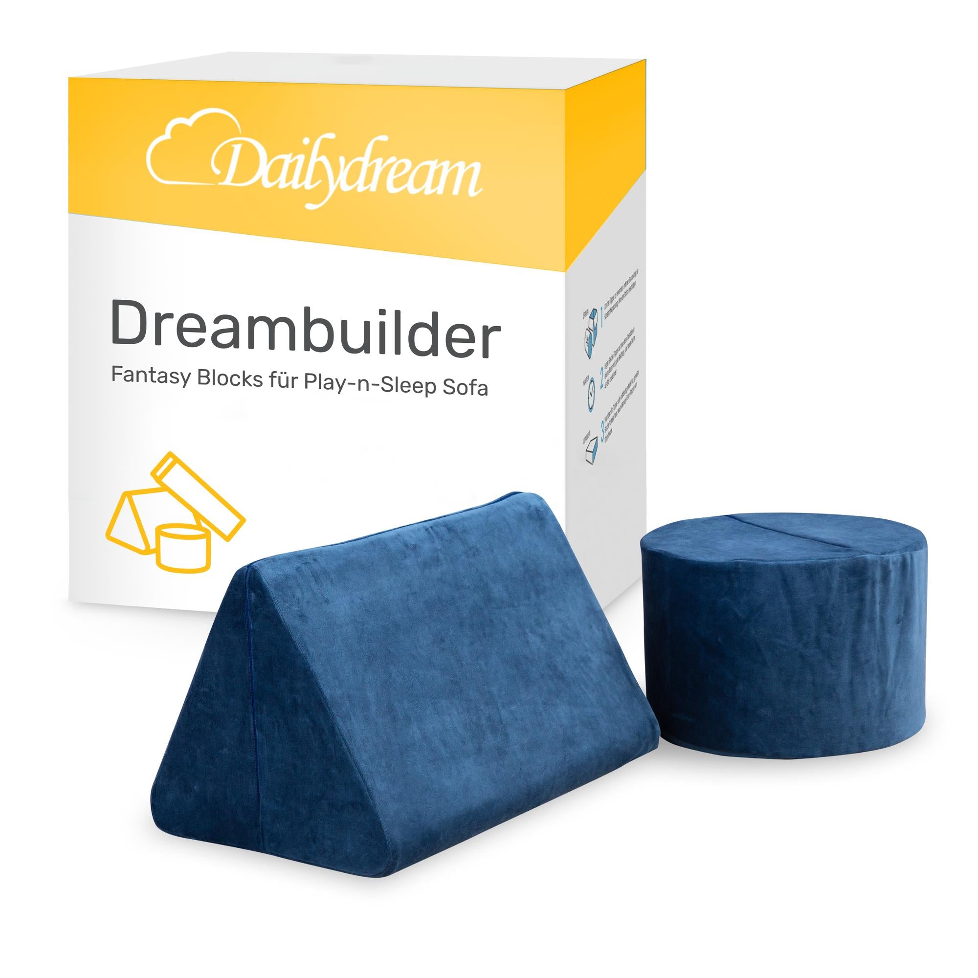 Fantasy blocks - extension for the Dailydream game and sofa bed, blue