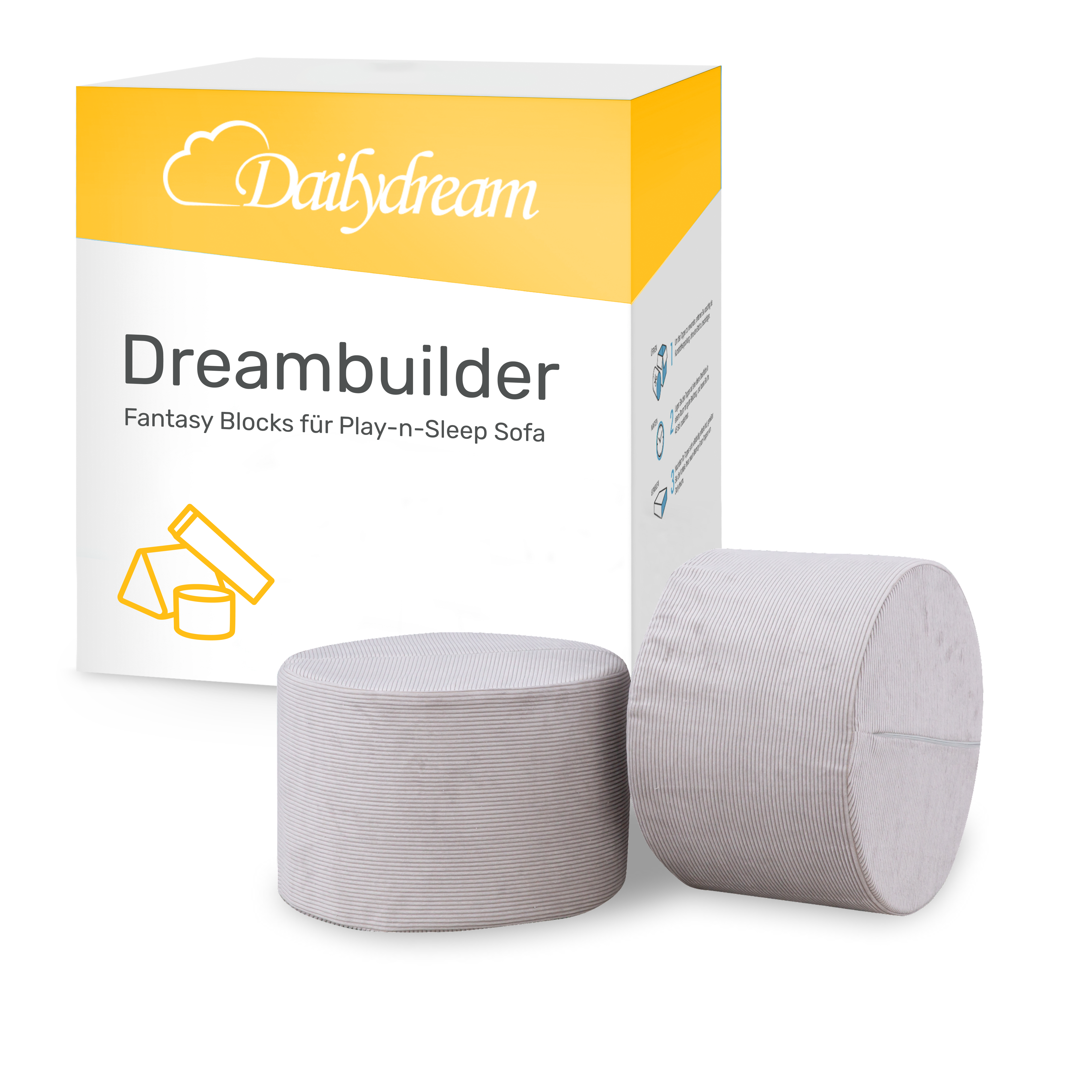 Bloques de fantasía: extensión para el juego Dailydream y el sofá cama, gris