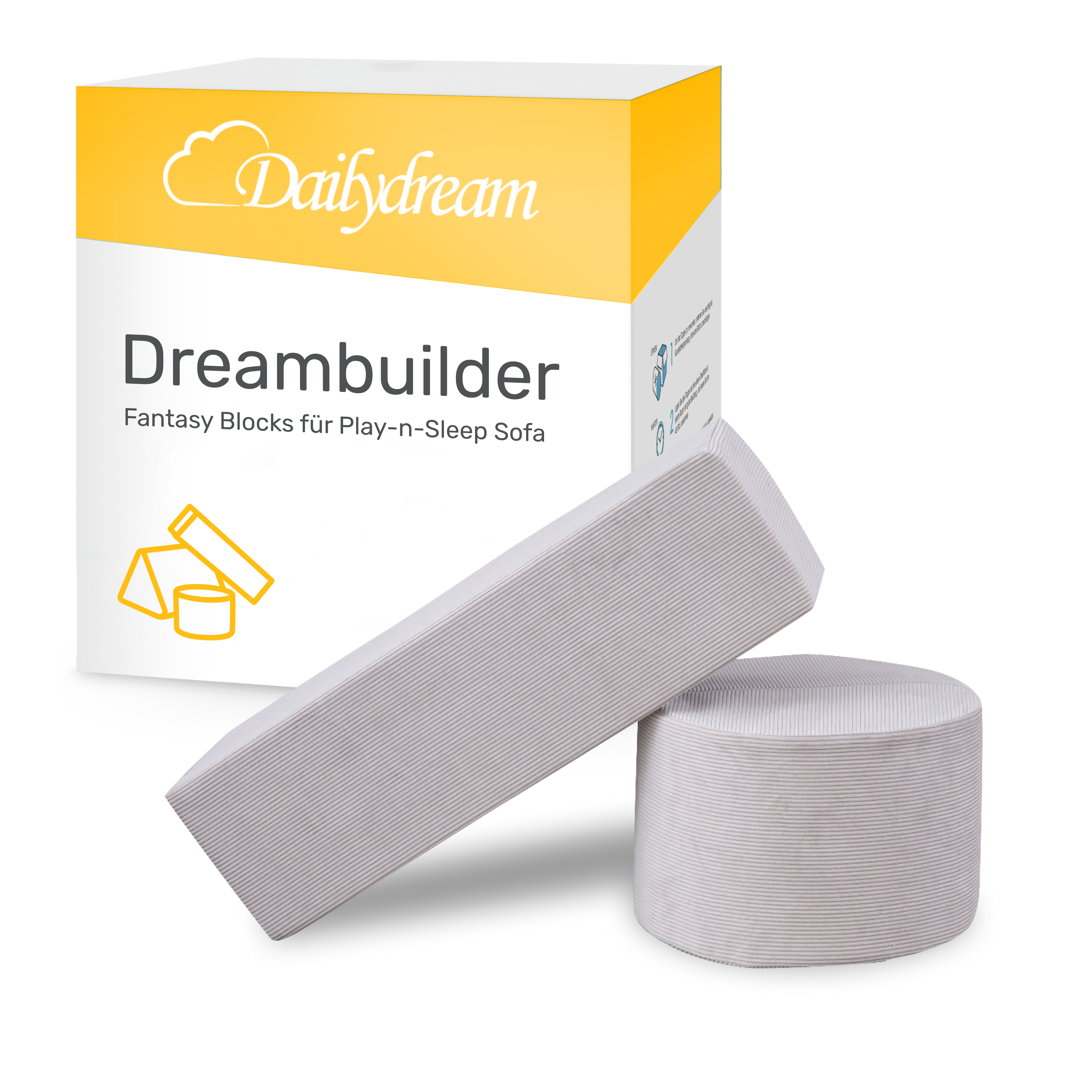 Bloques de fantasía: extensión para el juego Dailydream y el sofá cama, gris