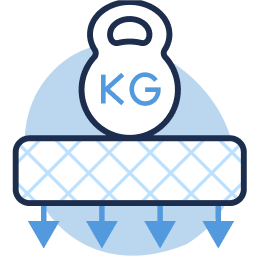 Distribución uniforme del peso