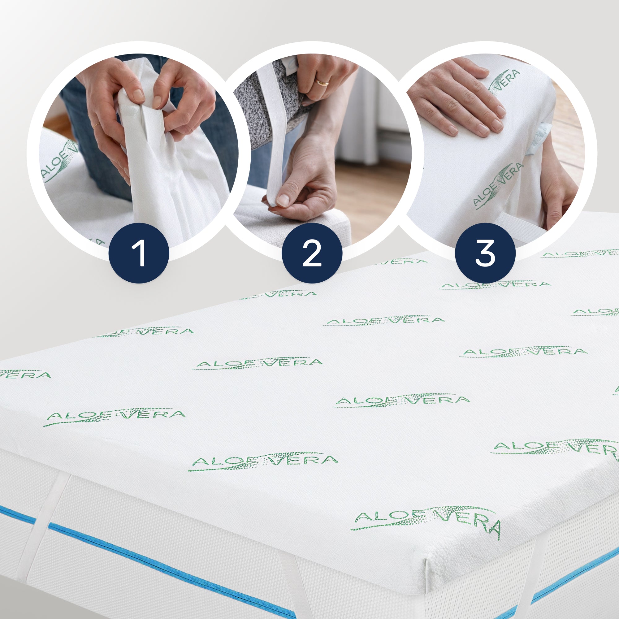 Aloe vera toppers