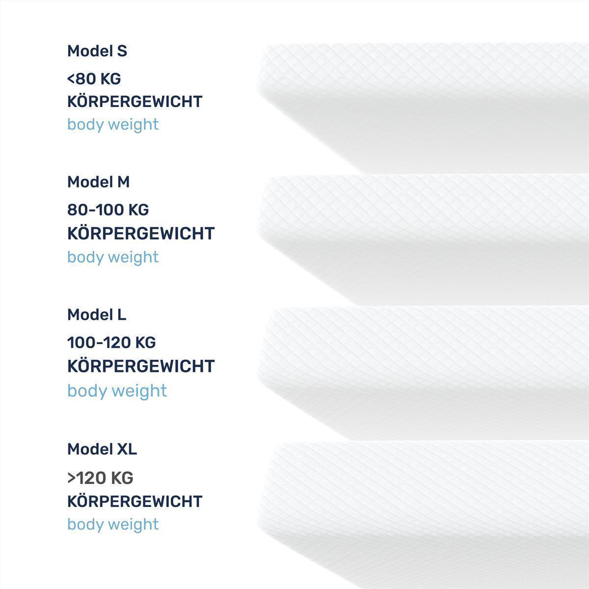 Dailydream viscoelastischer Matratzentopper mit Memory Foam Effekt, Edition 