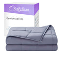 Weighted blanket for adults made of 100% cotton, "Grey" edition