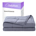 Weighted blanket for adults made of 100% cotton, "Grey" edition