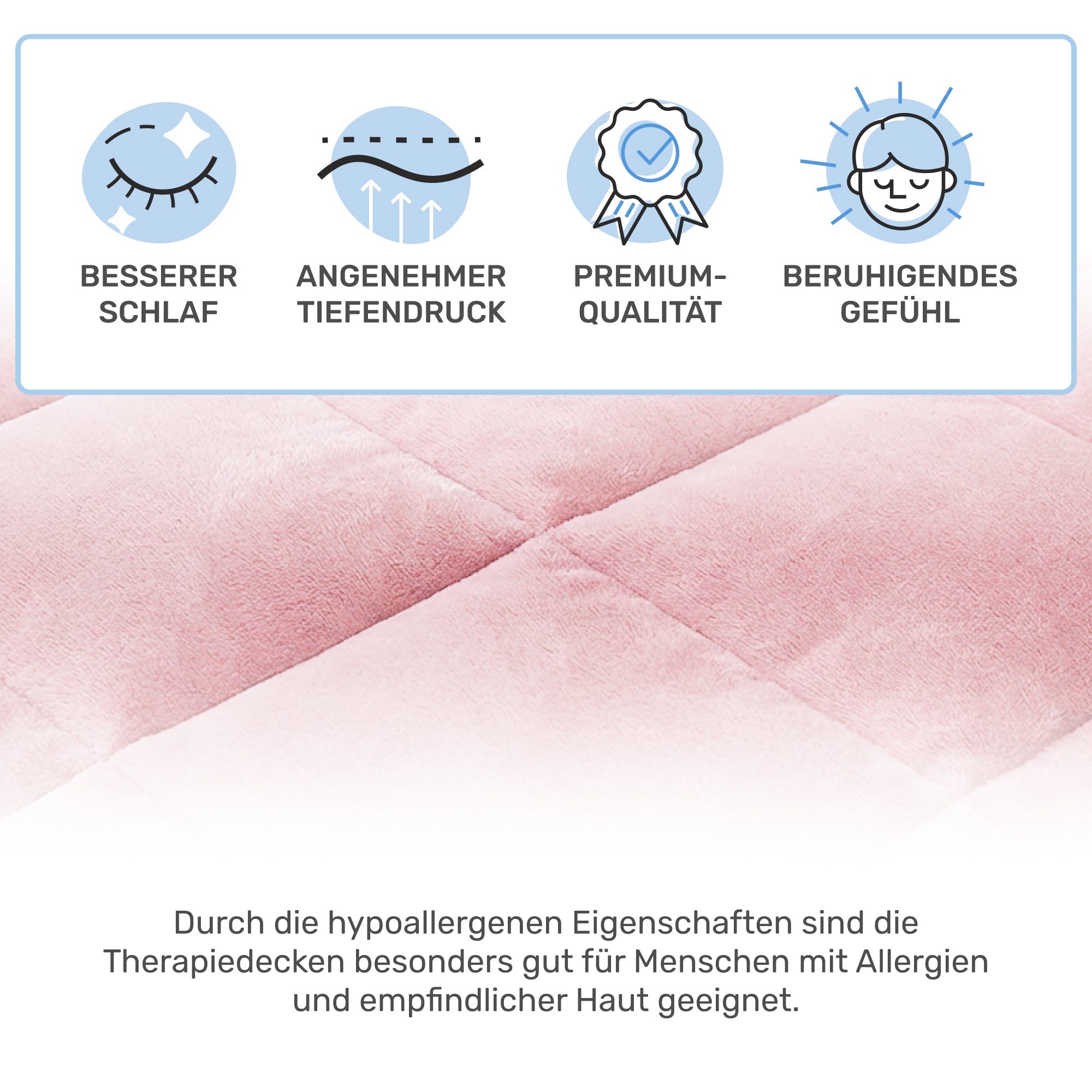 Gewichtsdecke für Kinder aus flauschigem Fleece