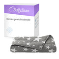 Weighted blanket for children made of 100% cotton, "Stars" edition