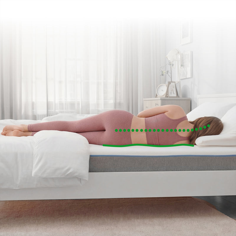 3. Druckausgleichende Memory Foam Technologie