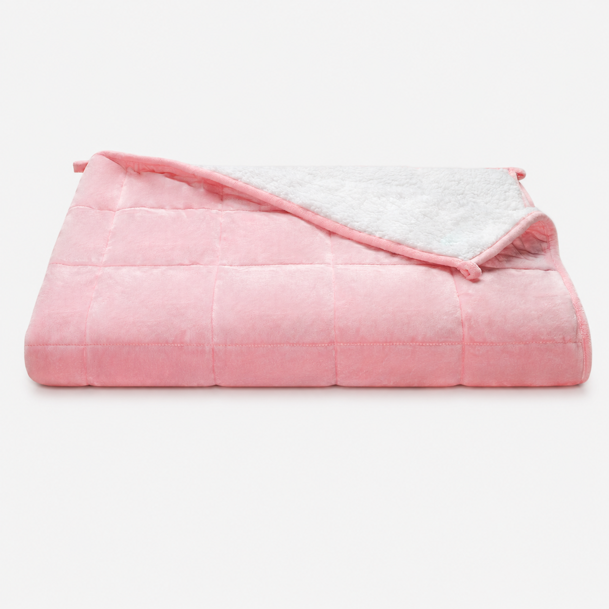 Weighted blanket for children made from fluffy fleece
