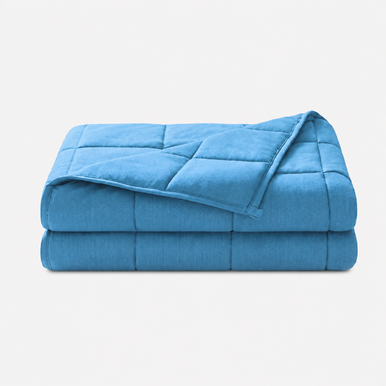 Weighted blanket for adults made of 100% cotton, "Blue" edition