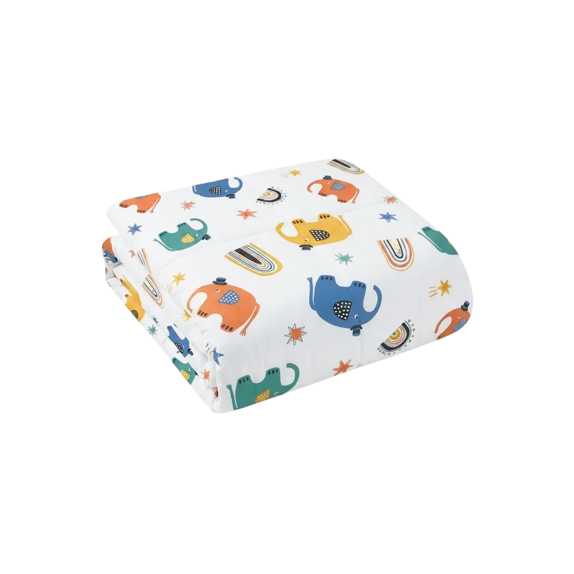 Weighted blanket for children made of 100% cotton, “Elephant” edition