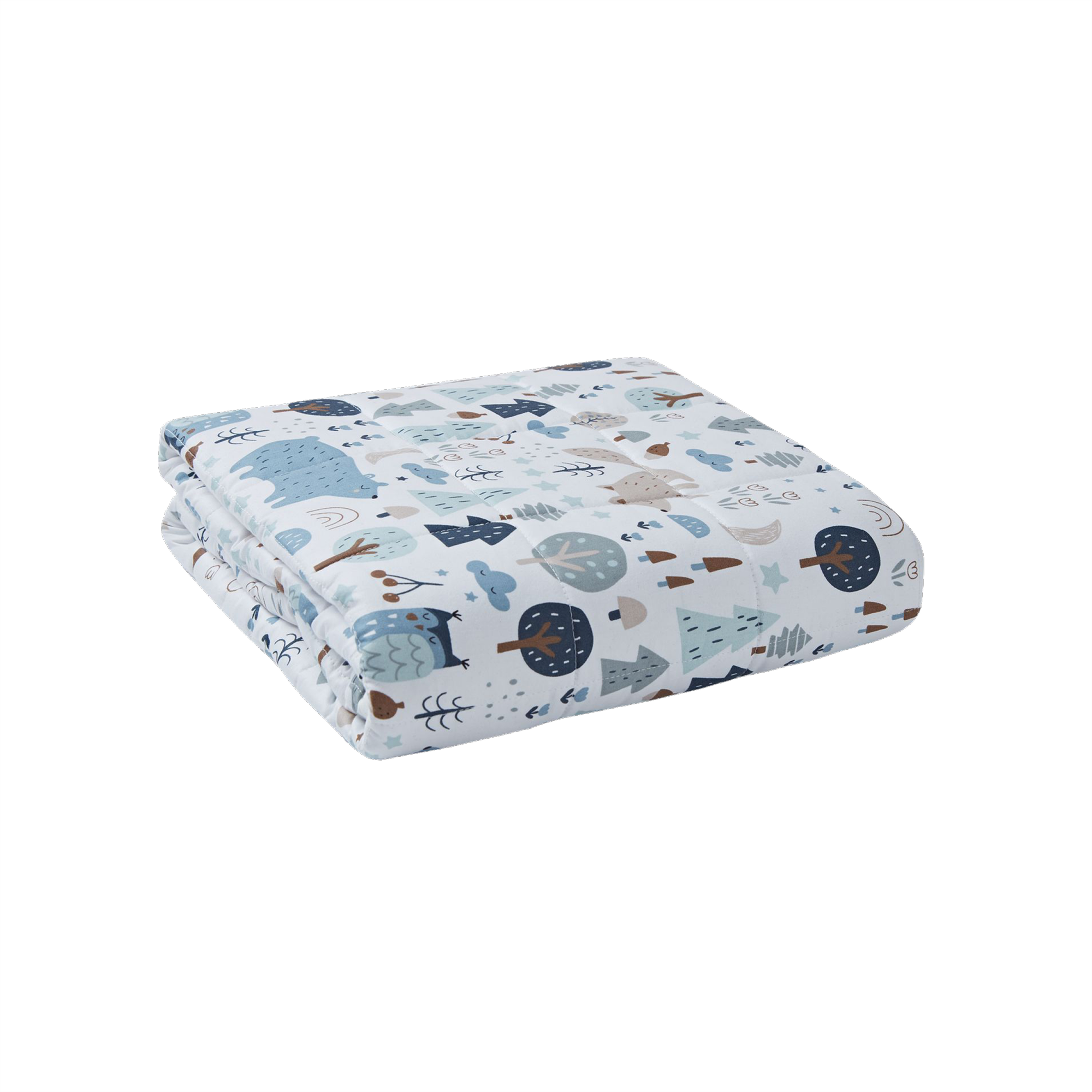 Couverture lestée pour enfants en 100% coton, édition "Forêt