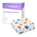 Weighted blanket for children made of 100% cotton, “Elephant” edition