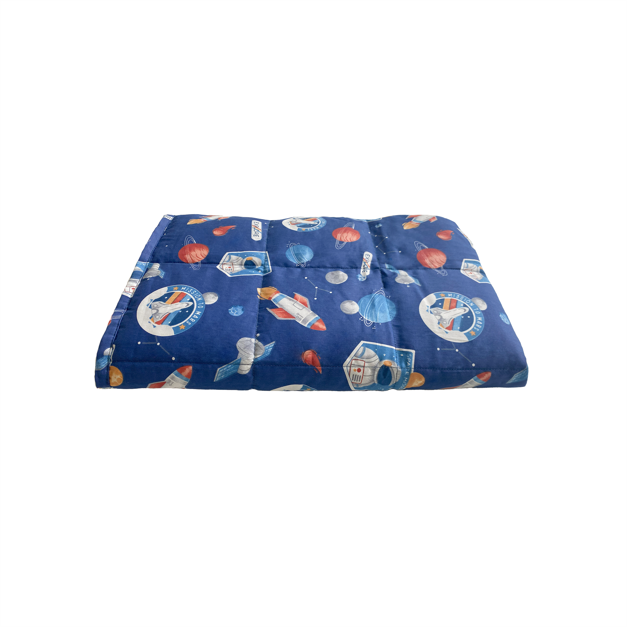 Couverture lestée pour enfants en 100% coton, édition "Espace"