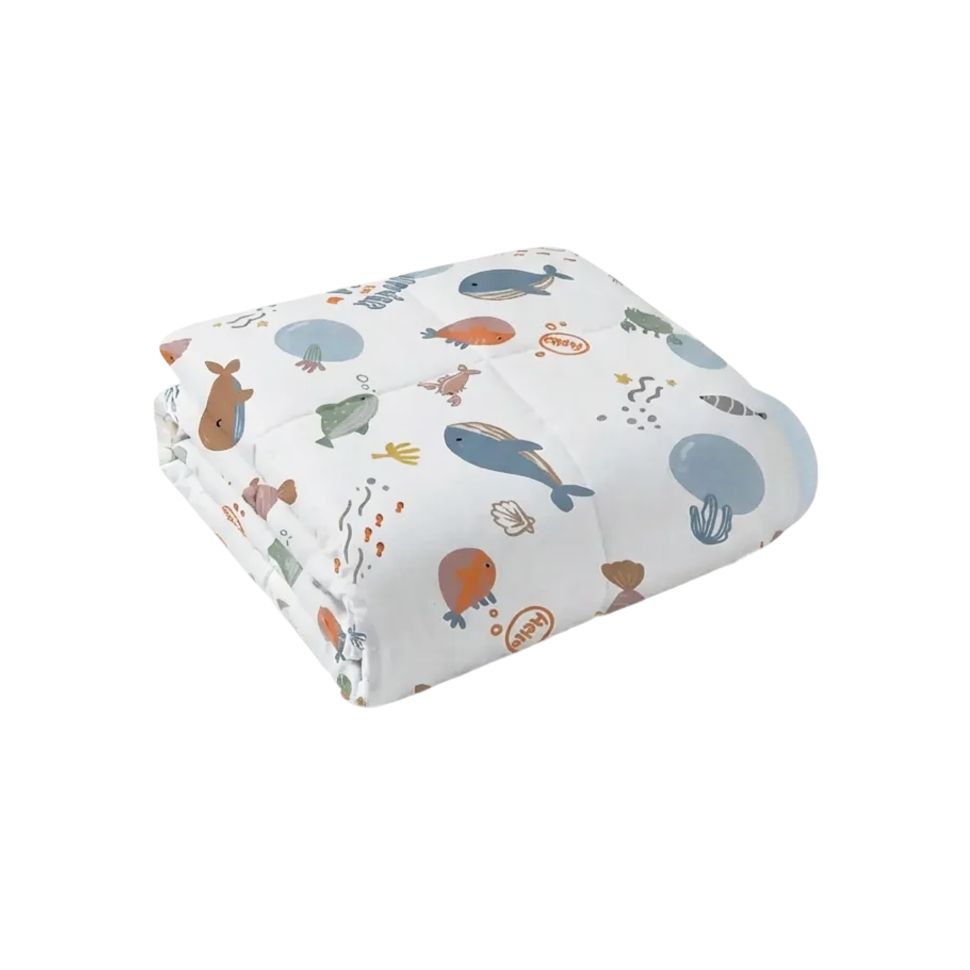 Weighted blanket for children made of 100% cotton, "Ocean" edition