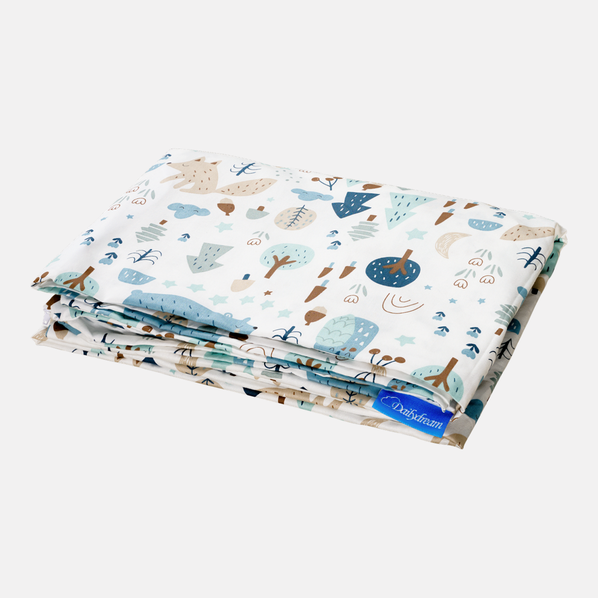 Weighted blanket cover for children made of 100% cotton, "Forest" edition