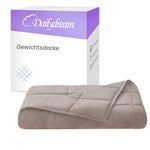 Gewichtsdecke für Erwachsene aus flauschigem Fleece, Edition "Rosa"