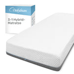 Hybrid mattress 3in1 with pocket spring core, cold foam and memory foam