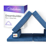 Spielsofa und Schlafsofa für Kinder, 168x84x55 cm, Blau