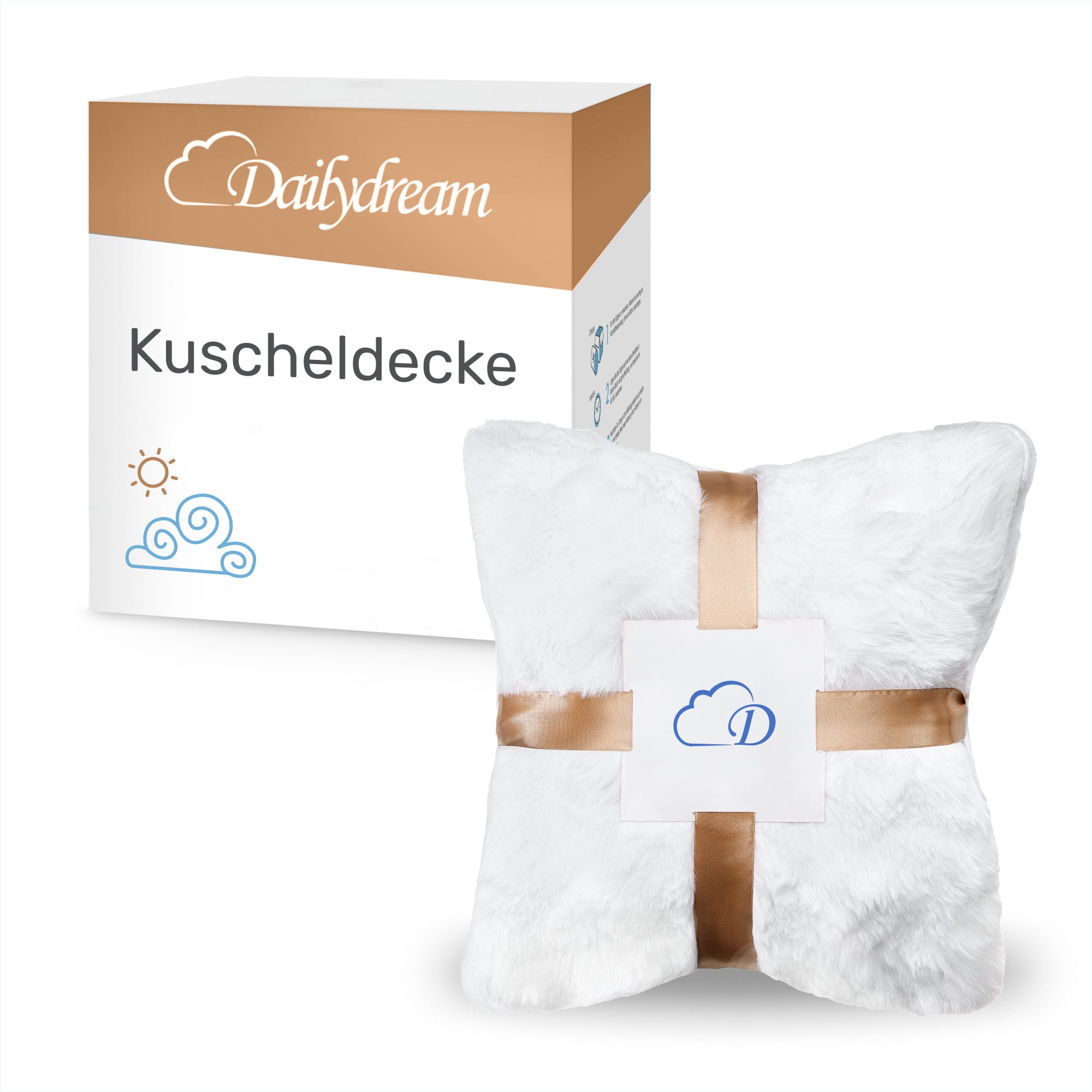 Kuscheldecke aus Kunstfell
