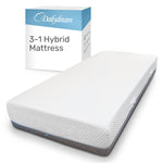 Hybrid-Matratze 3in1 mit Taschenfederkern, Kaltschaum und Memory Schaum