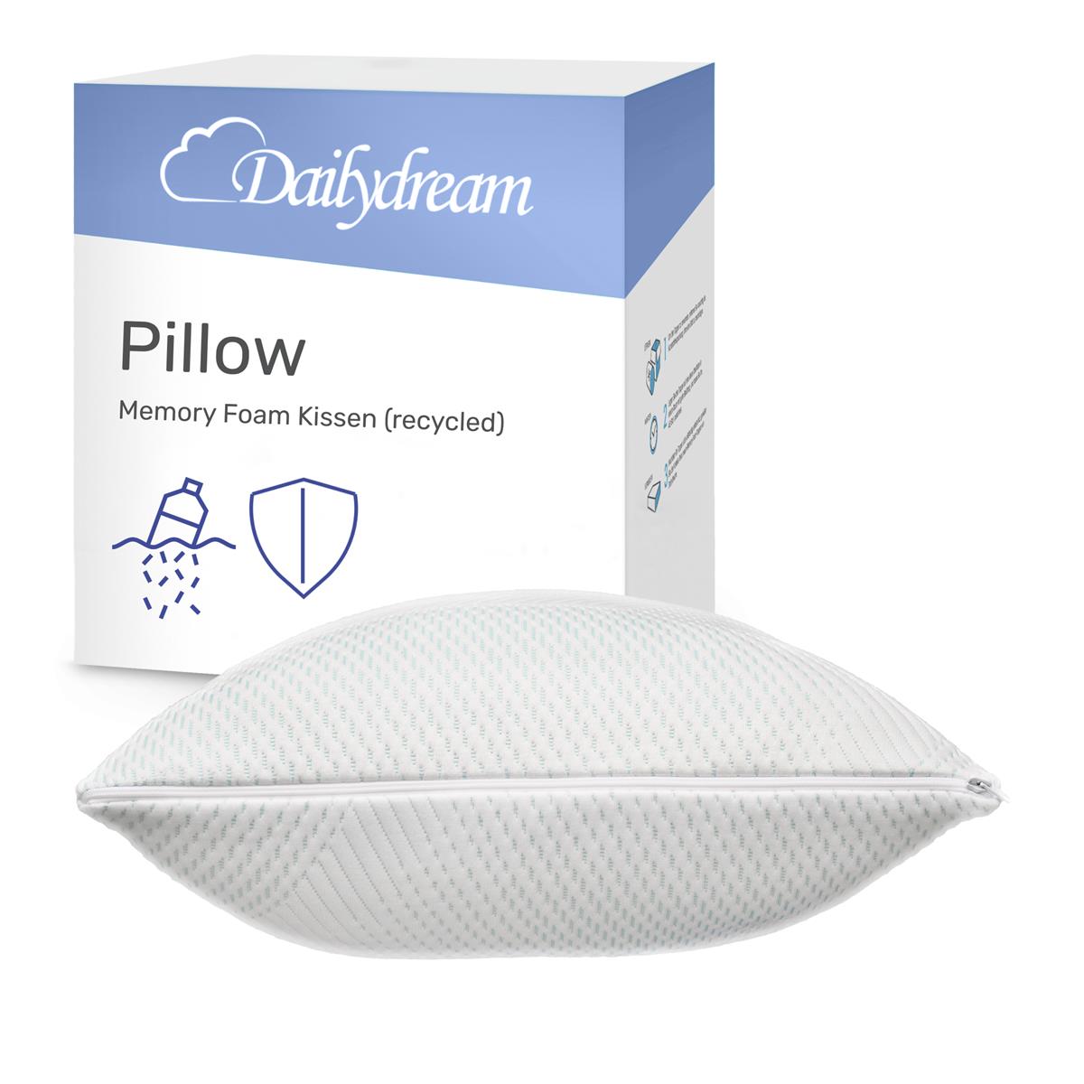 Ergonomisches Kissen SnuzzleCloud, 80x40x20 cm, Weiß