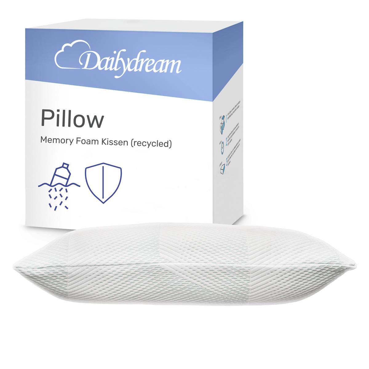 Ergonomisches Kissen SnuzzleCloud, 70x50x20 cm, Weiß